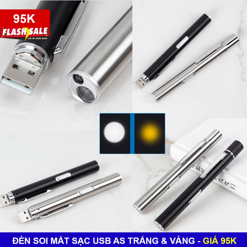 Đèn soi mắt ánh sáng Trắng và Vàng